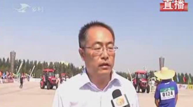 吉林电视台《乡村四季》栏目播发2015五征中国农机手大赛新闻